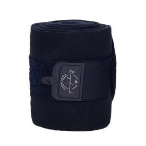 Klfleece bandage 4 stk navy