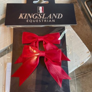Kldaisey red bow w/elastic