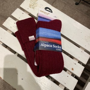 Dubarry alpaca socks m malbec