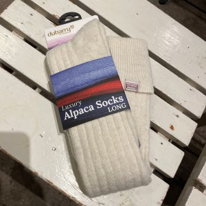 Duberry alpaca socks m Cream