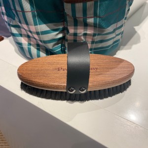 Pretty Pony blød strigle med hestehår