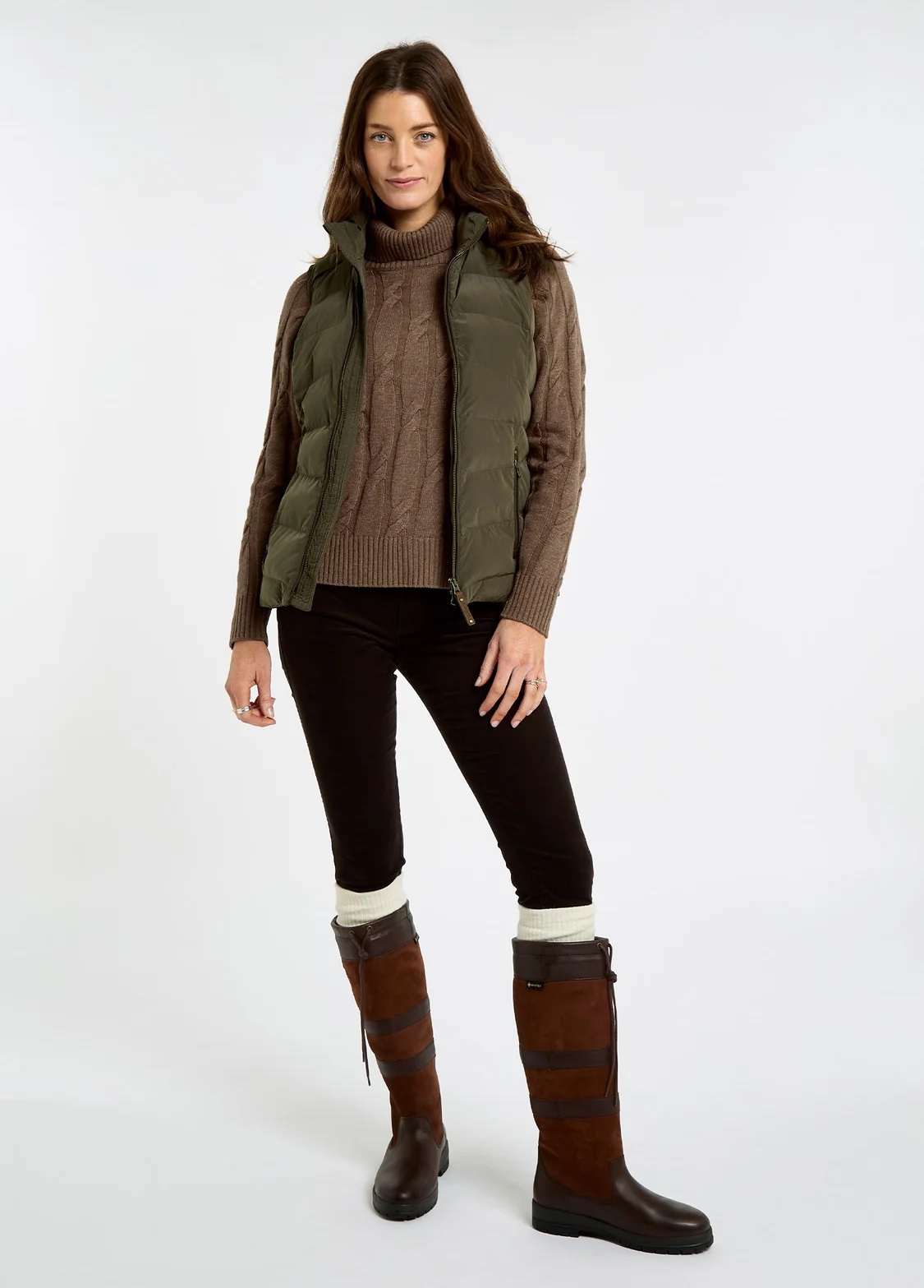 Dubarry vest technical down olive 40 - Billede 2