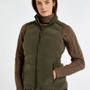 Dubarry vest technical down olive 40
